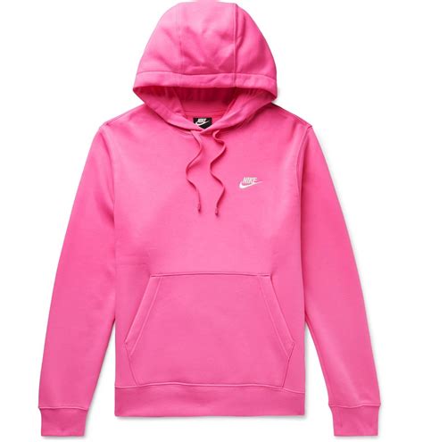 pink nike pullover hoodie men's